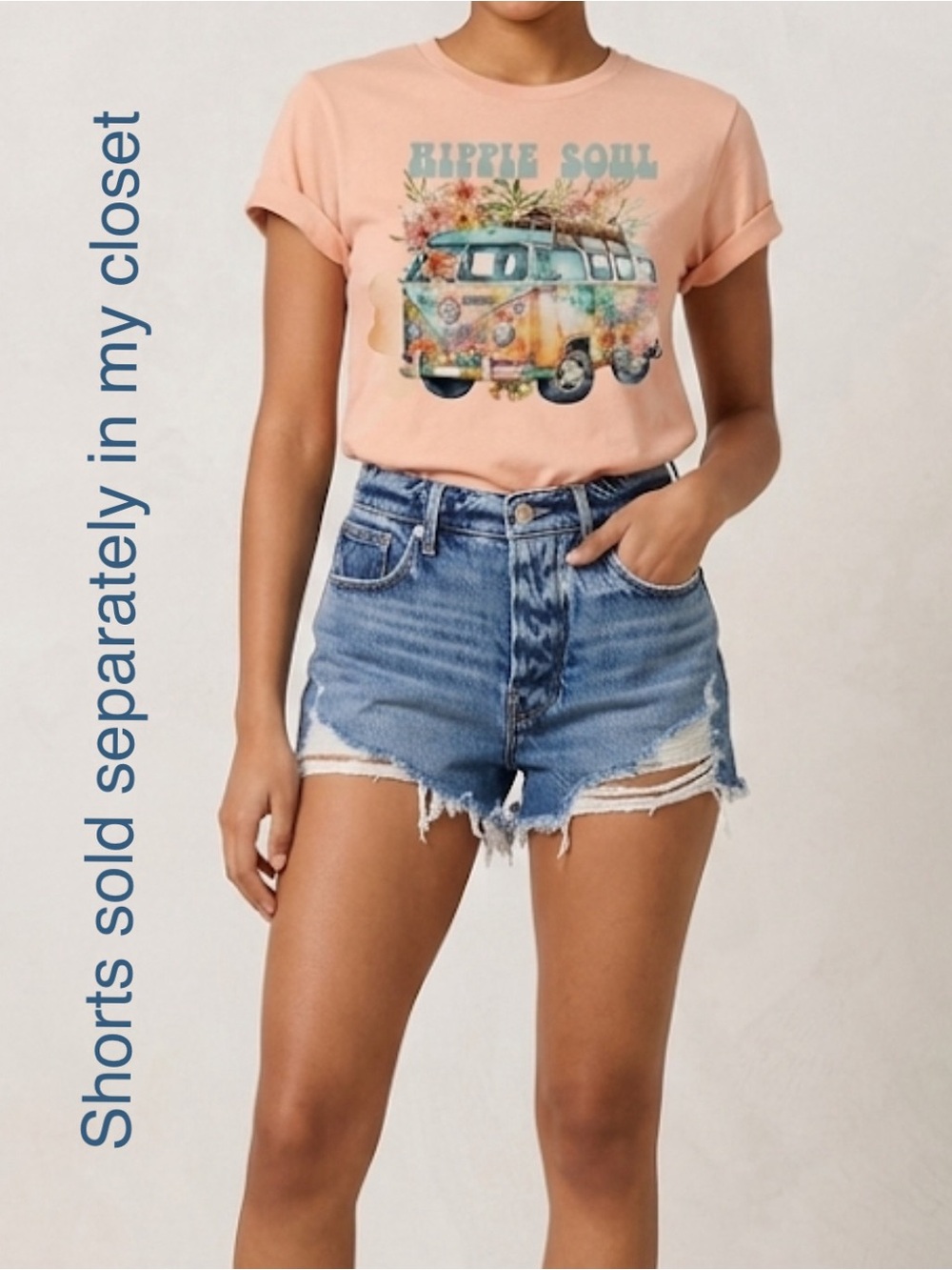NEW Hippie Soul Retro Van T-Shirt - Vintage Boho Graphic Tee